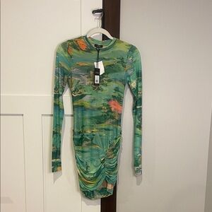 AFRM Multicolor Long Sleeve Dress
